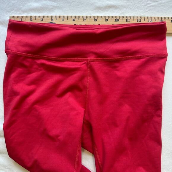 Outdoor Voices TechSweat Crop Top Bra 7/8 Flex Legging Set Pink Red Size L Large - Picture 16 of 16